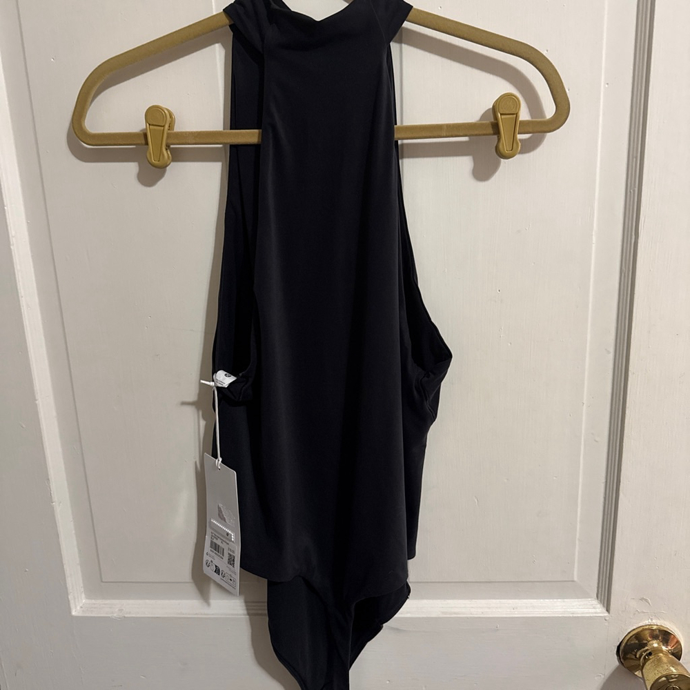 Lululemon Black Mock-Neck Bodysuit Size XL